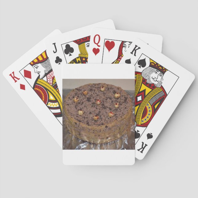 carrot cake poker cards (Back)