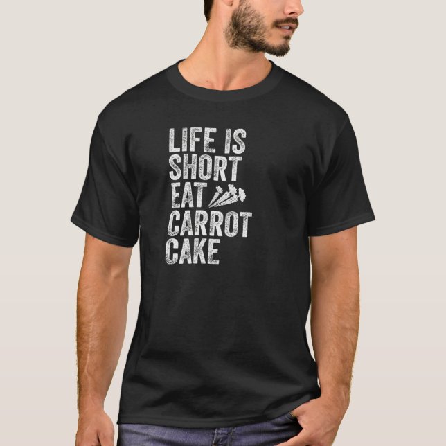 Carrot Cake Recipe Cupcakes Pie Gluten Free Vegan  T-Shirt (Front)