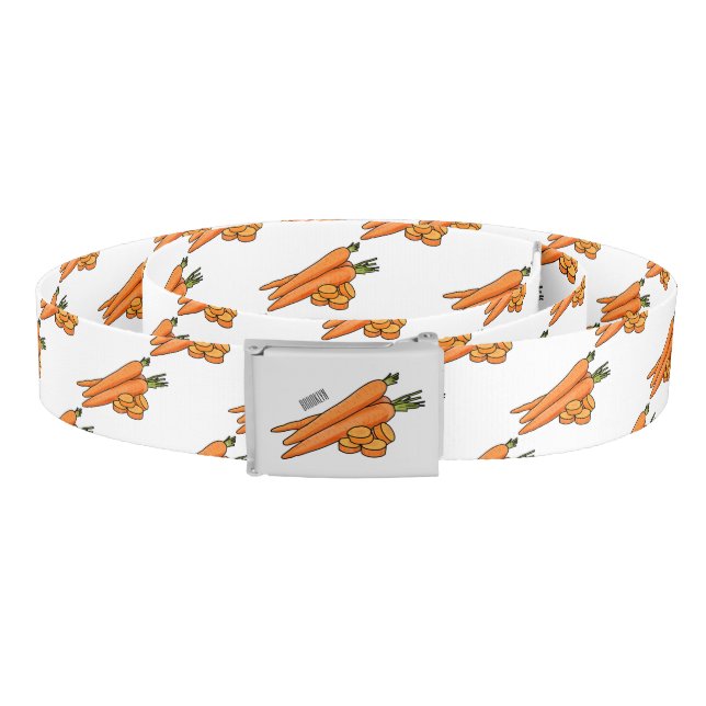 Carrot cartoon illustration belt (Coil)