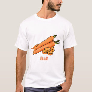 Carrot cartoon illustration T-Shirt