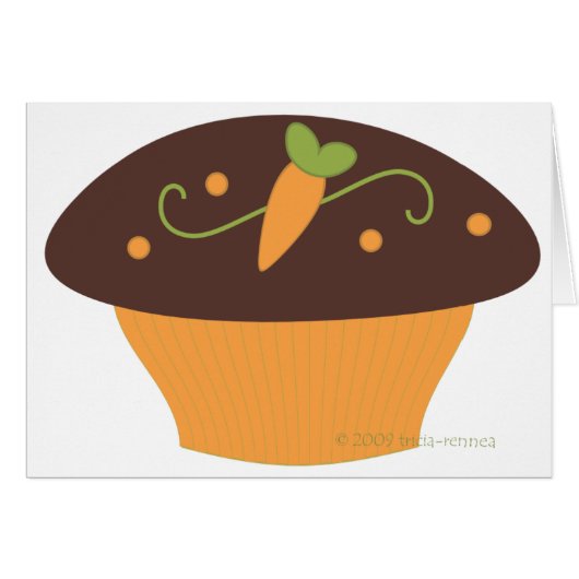 Carrot Cupcake (Front Horizontal)