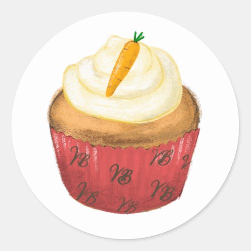 Carrot Cupcake from Viennas Bakery Sticker