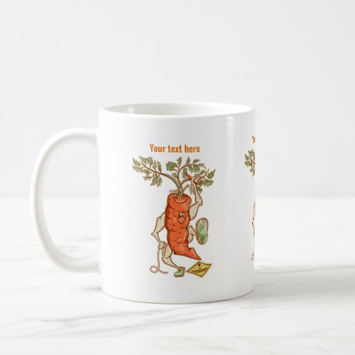 Carrot fighting Funny vegetable Coffee Mug