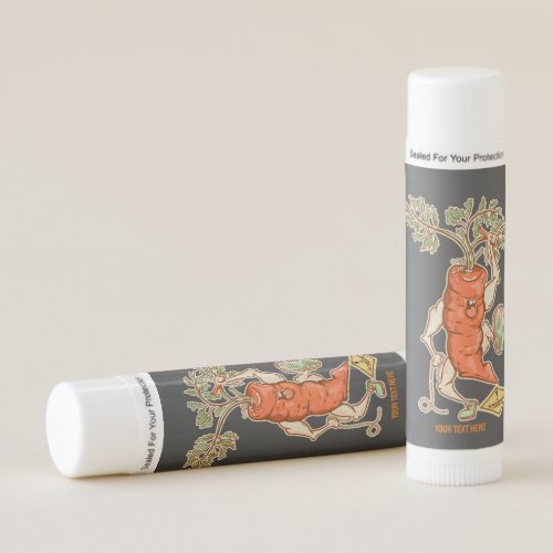 Carrot fighting Funny vegetable Lip Balm