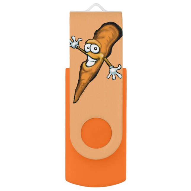 Carrot Flash Drive (Back (Vertical))