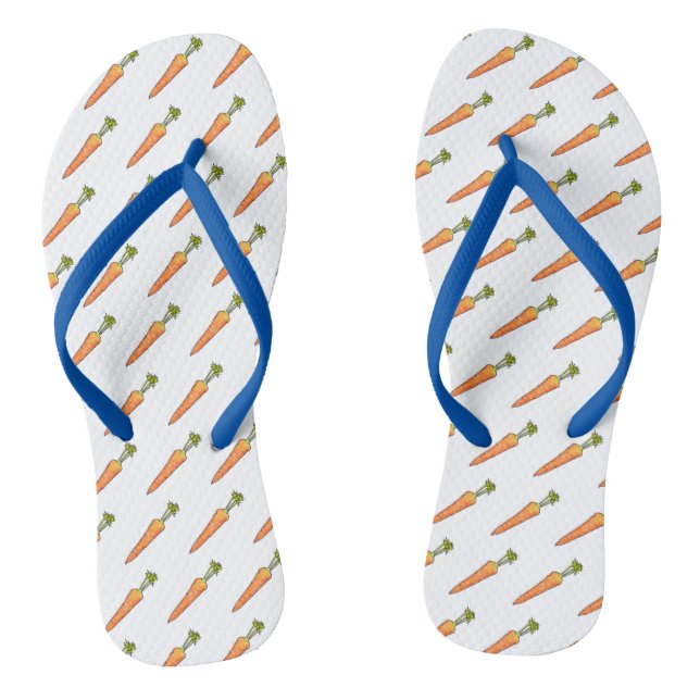 Carrot Flip Flops (Footbed)