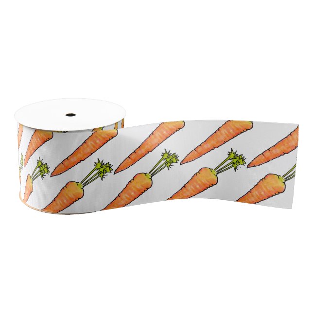 Carrot Grosgrain Ribbon (Spool)