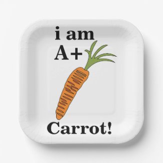 Carrot I am A+ Funny Carrot Party