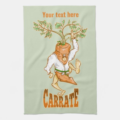 Carrot Karate CARRATE Kitchen Towel