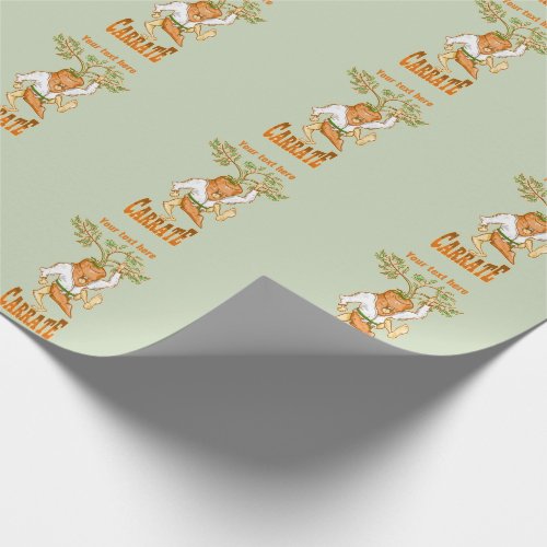 Carrot Karate CARRATE Wrapping Paper