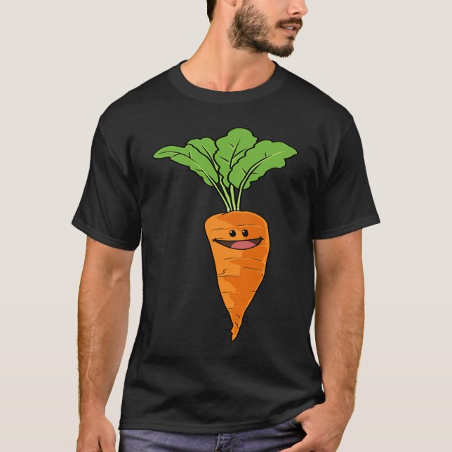 Carrot kids garden  vegan vegetarian T-Shirt (Front)