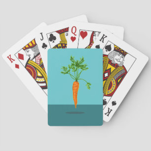 Carrot levitation poker cards