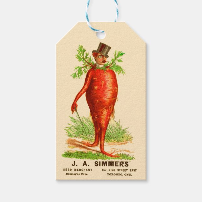 carrot man gift tags (Front)