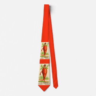 carrot man Victorian trade card Tie