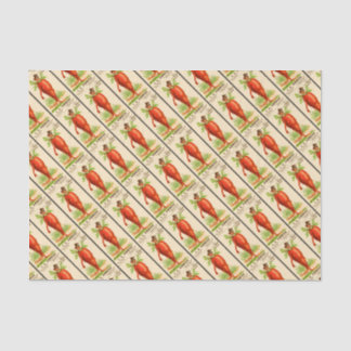 carrot man Victorian trade card Tissue Paper