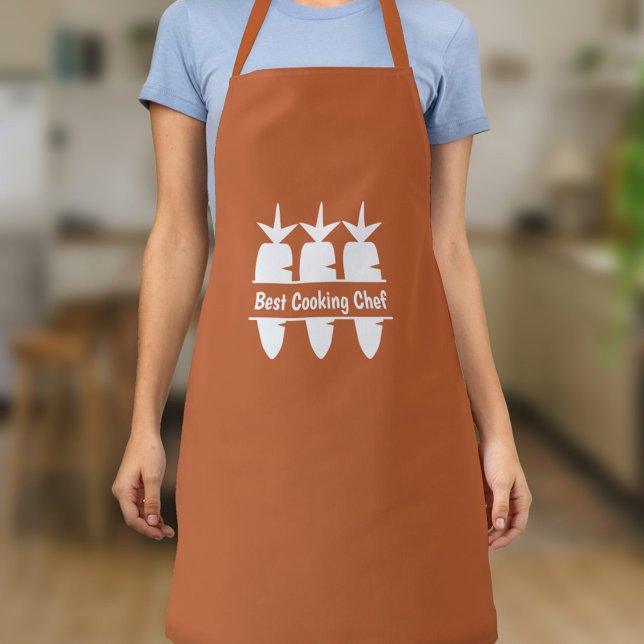 Carrot Monogram Apron (Carrot Monogram Apron)