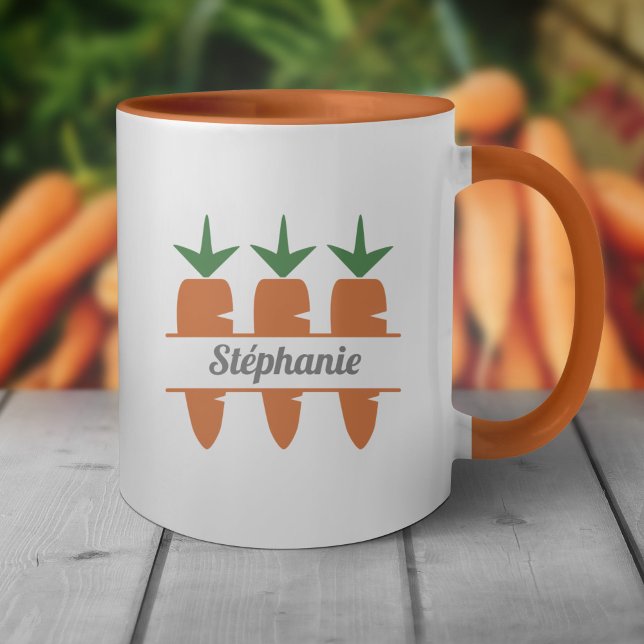 Carrot Monogram Mug (Carrot Monogram Mug)