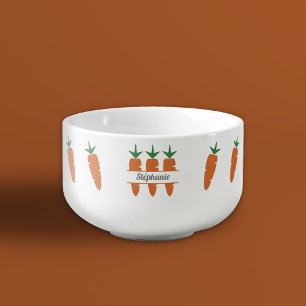 Carrot Monogram Soup Mug