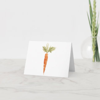 Carrot Note Card