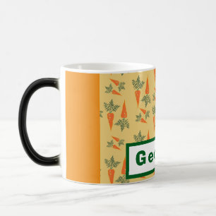 Carrot Orange Custom Name Color Morph Mug