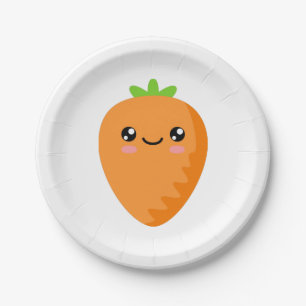 Carrot Paper Plates