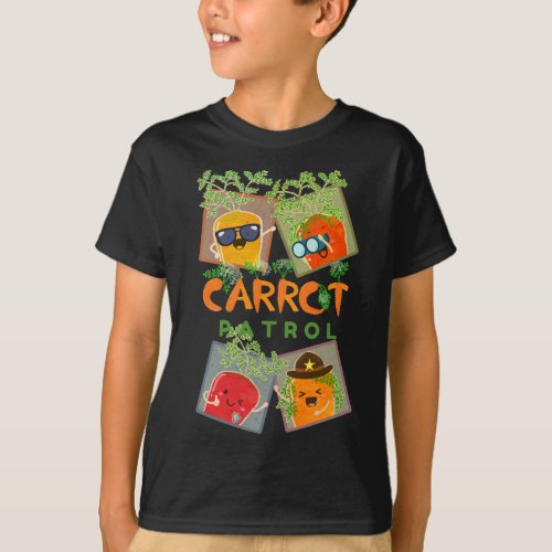 Carrot Patrol _ Punny Garden T_Shirt