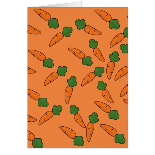 Carrot pattern cards (Front)