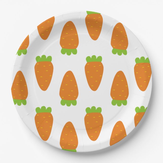 Carrot Pattern Plates (Front)