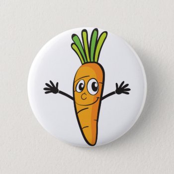 Carrot Pinback Button by GraphicsRF at Zazzle