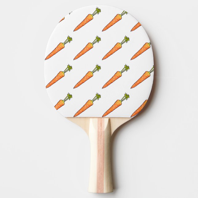 Carrot Ping-Pong Paddle (Front)