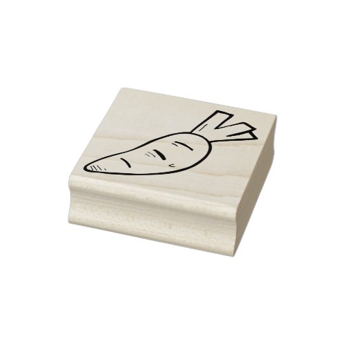 Carrot Rubber Stamp