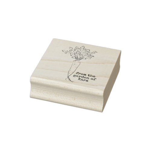 Carrot Rubber Stamp