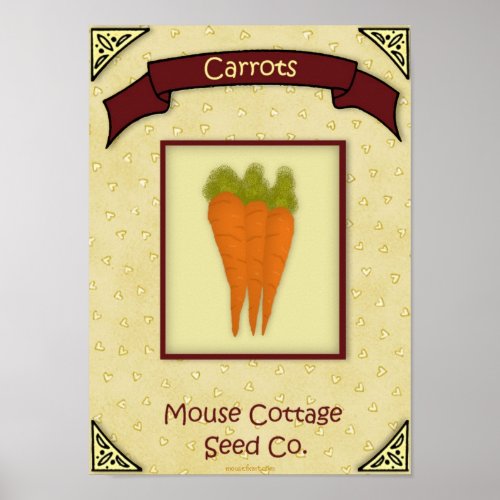 Carrot Seeds Poster