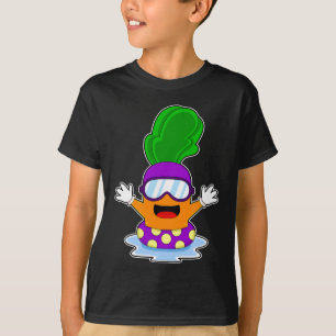Carrot Swimming Swimming goggles T-Shirt