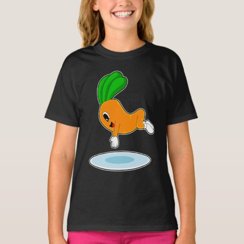 Carrot Swimming Water jumping T_Shirt