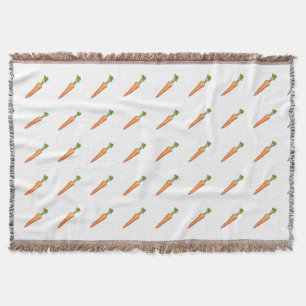 Carrot Throw Blanket