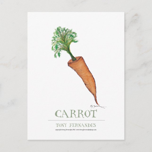 carrot, tony fernandes postcard (Front)