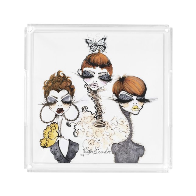 Carrot Tops Acrylic Tray (Front)