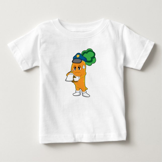 Carrot Traffic warden Parking ticket Baby T-Shirt (Front)