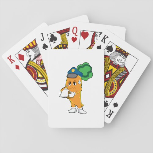Carrot Traffic warden Parking ticket Playing Cards