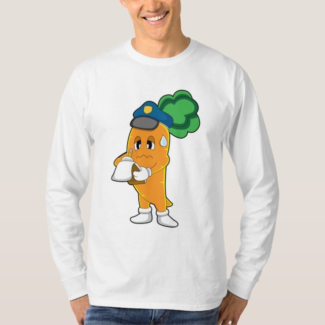 Carrot Traffic warden Parking ticket T-Shirt (Front)