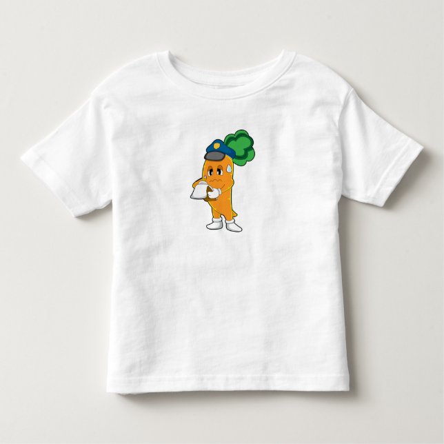 Carrot Traffic warden Parking ticket Toddler T-shirt (Front)