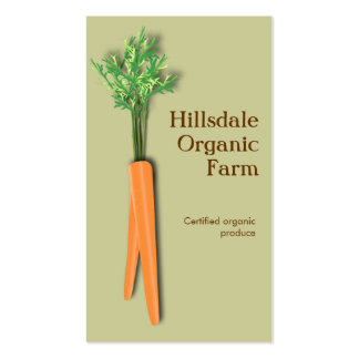 Vegetable Business Cards & Templates | Zazzle