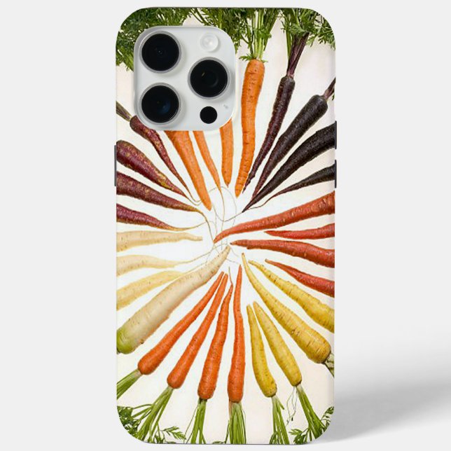 Carrot Vegetables Colorful Rainbow Pattern Garden  Case-Mate iPhone Case (Back)
