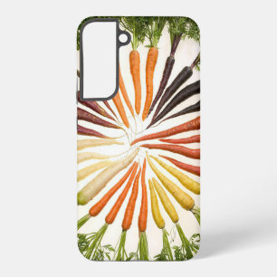 Carrot Vegetables Colorful Rainbow Pattern Garden  Samsung Galaxy S22+ Case