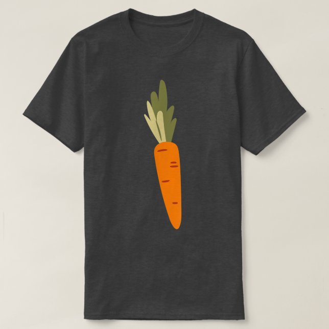 Carrot veggie vegetarian  312 T-Shirt (Design Front)