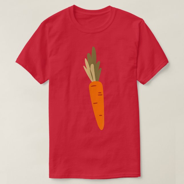 Carrot veggie vegetarian T-Shirt (Design Front)