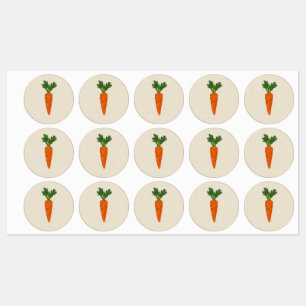 Carrots and Carrots Stationery and Gift Stickers