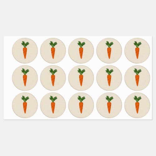 Carrots and Carrots | Stationery and Gift Stickers