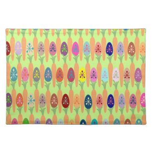 Carrots and Eggs Cloth Placemat